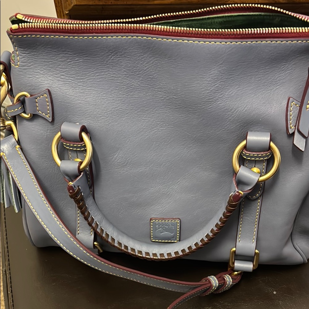 Dooney & Bourke Dillen Blue Leather Shoulder Bag